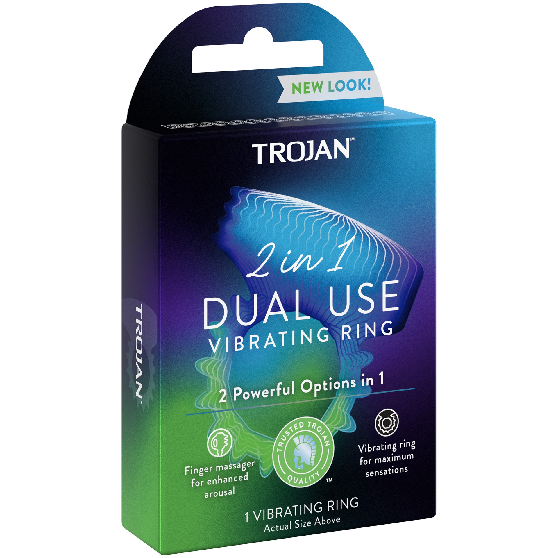 slide 4 of 4, Trojan Vibrating Ring 1 ea, 1 ct