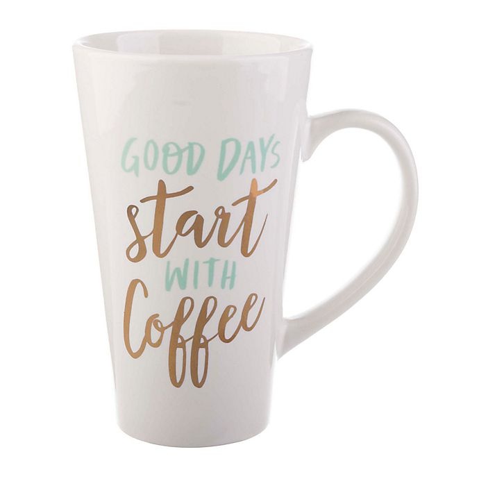 slide 1 of 1, Formation Brands Good Days Start with Coffee Latte Mug, 13 oz