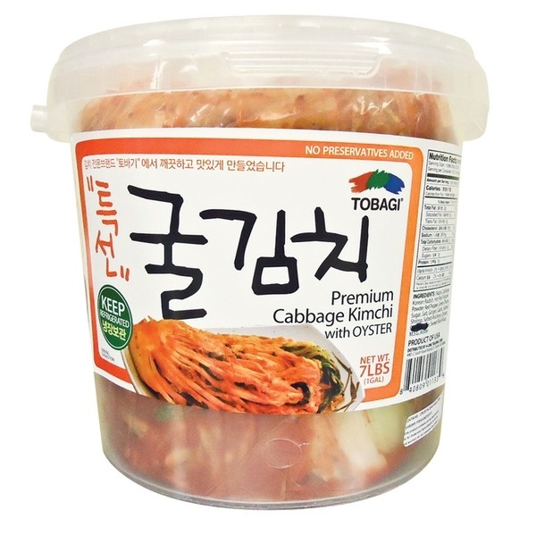 slide 1 of 1, Tobagi Tbg Premium Oyster Kimchi, 3 lb