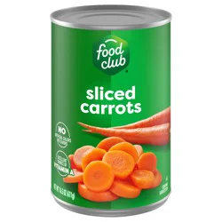 Food Club Sliced Carrots - 14.5 oz