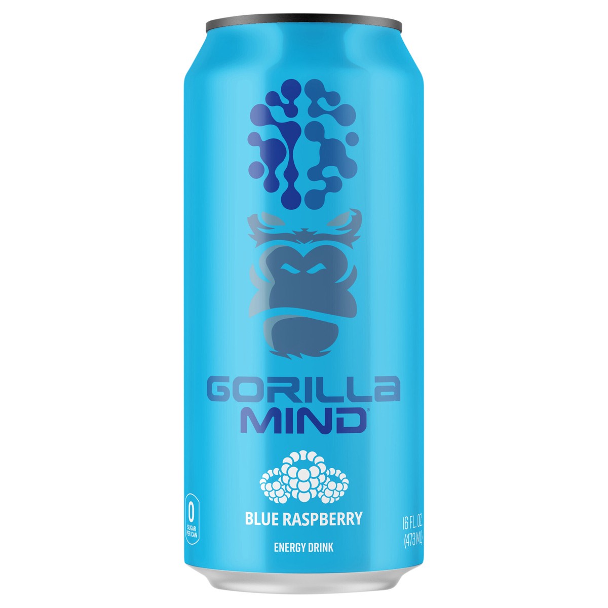 slide 2 of 2, Gorilla Mind Blue Rspberry 16z, 16 oz