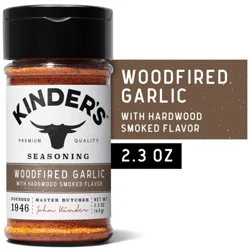 Kinder's Woodfired Garlic with Hardwood Smoked Flavor Seasoning 2.3 oz