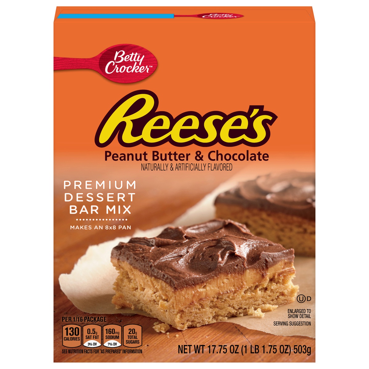 slide 1 of 1, Betty Crocker Reese's Peanut Butter and Chocolate Dessert Bar Mix, 17.75 oz, 17.75 oz