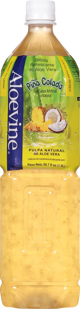 slide 13 of 13, Aloevine Refreshing Pina Colada Aloe Vera Drink 50.7 fl oz, 50.7 fl oz