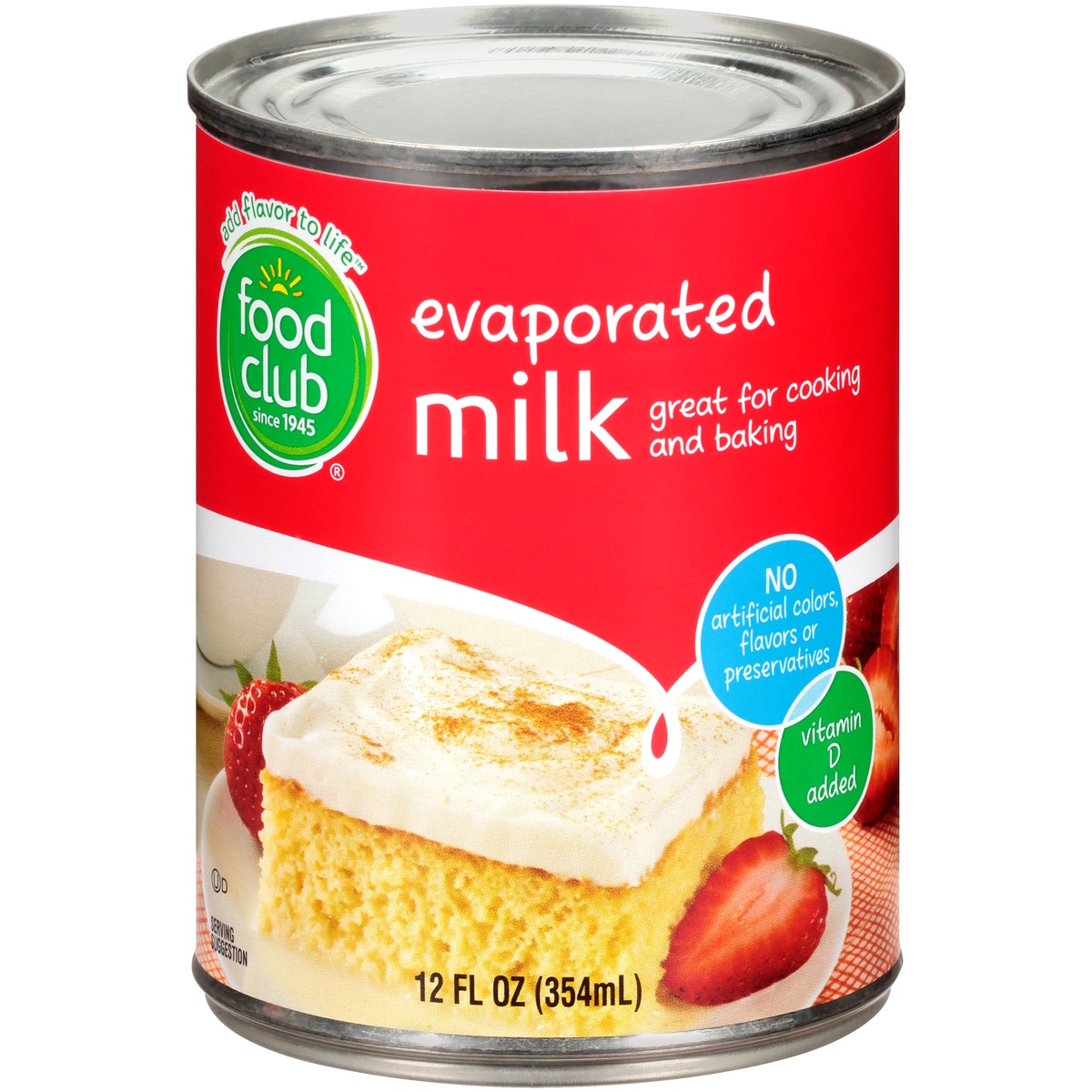 slide 1 of 1, Food Club Evaporated Milk, 12 oz