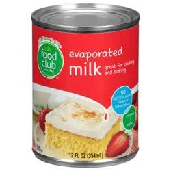 Food Club Evaporated Milk