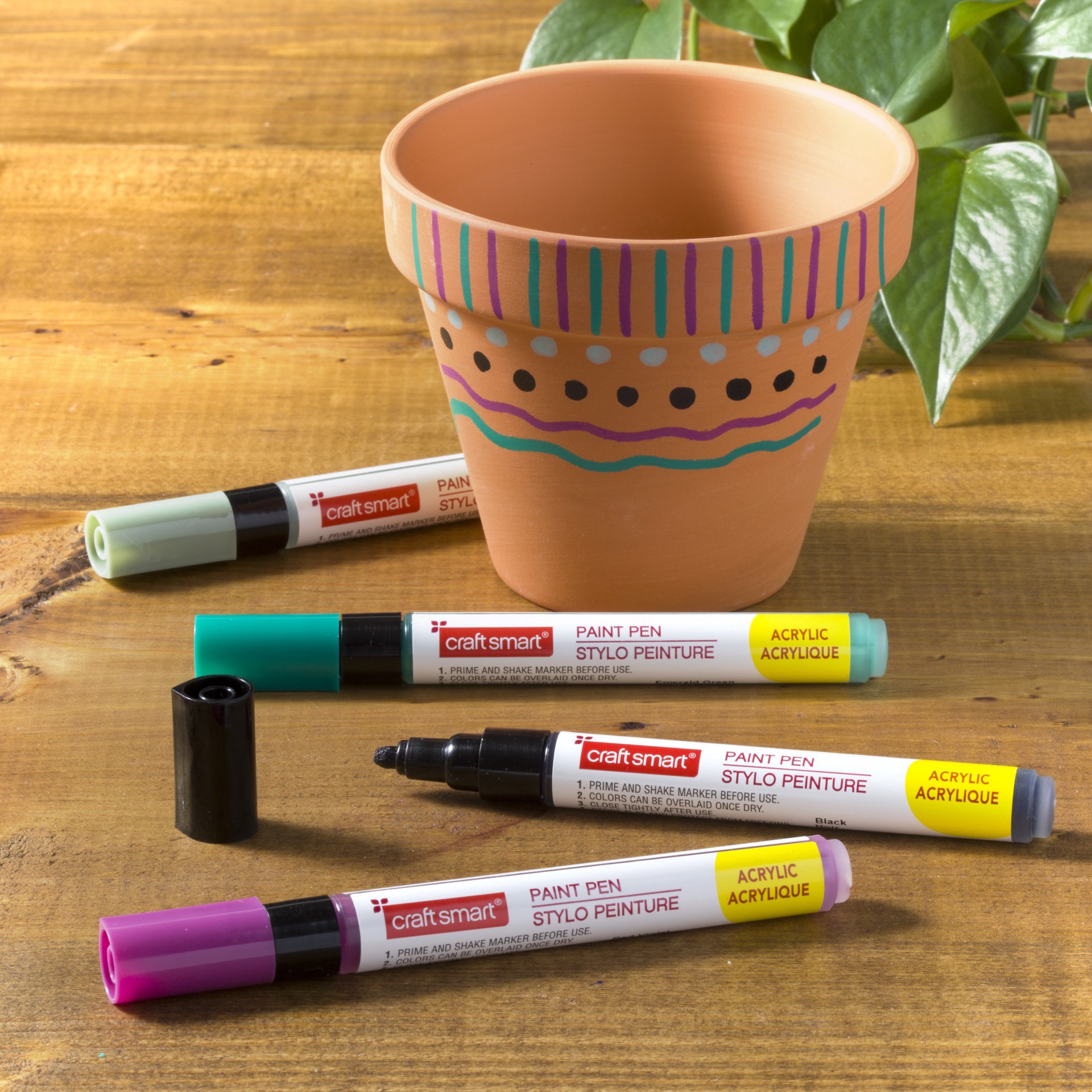 slide 5 of 7, 4mm Permanent Paint Pens Midtone Set By Craft Smart, 4 mm
