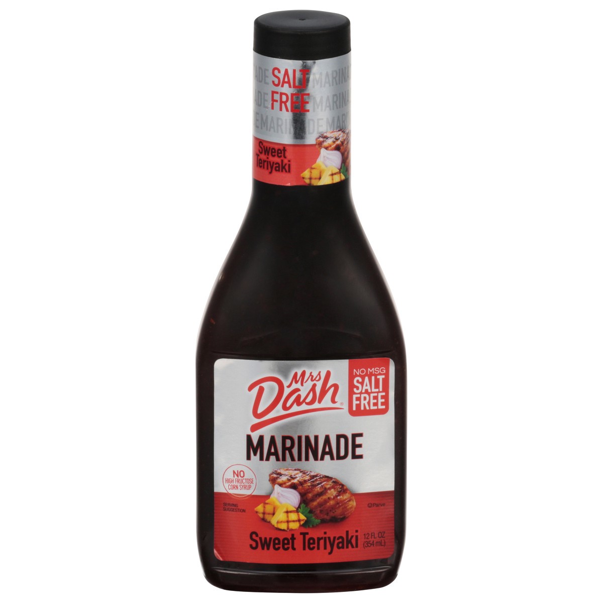 slide 1 of 1, Mrs. Dash Marinade Spicy Teriyaki, 12 oz