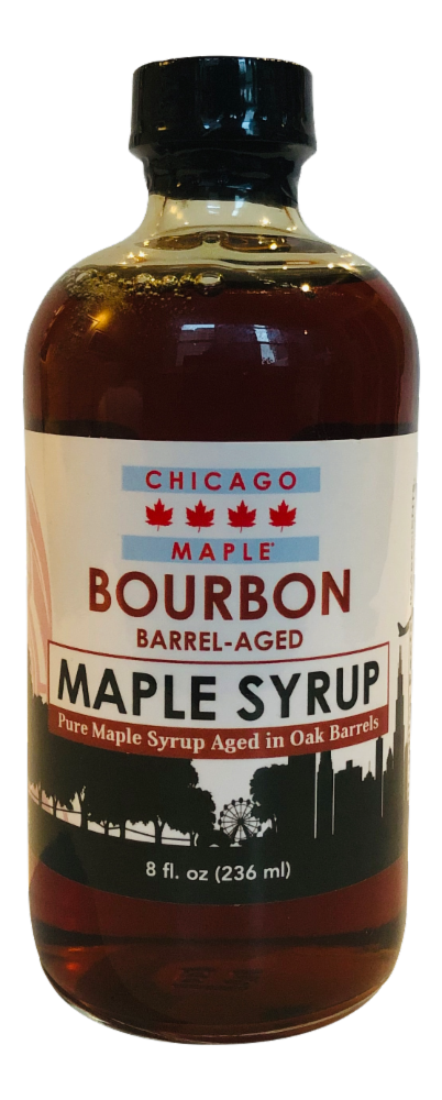 slide 1 of 1, Mackinac Bluffs Maple Farms Chicago Maple Bourbon Barrel-Aged Maple Syrup, 8 fl oz
