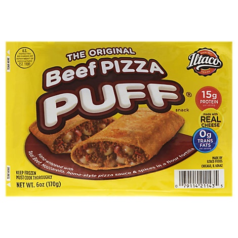 slide 1 of 1, Iltaco Il Taco Beef Puffs, 6 oz