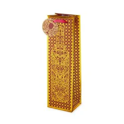 Cakewalk Ornate Single Bottle Wine Bag