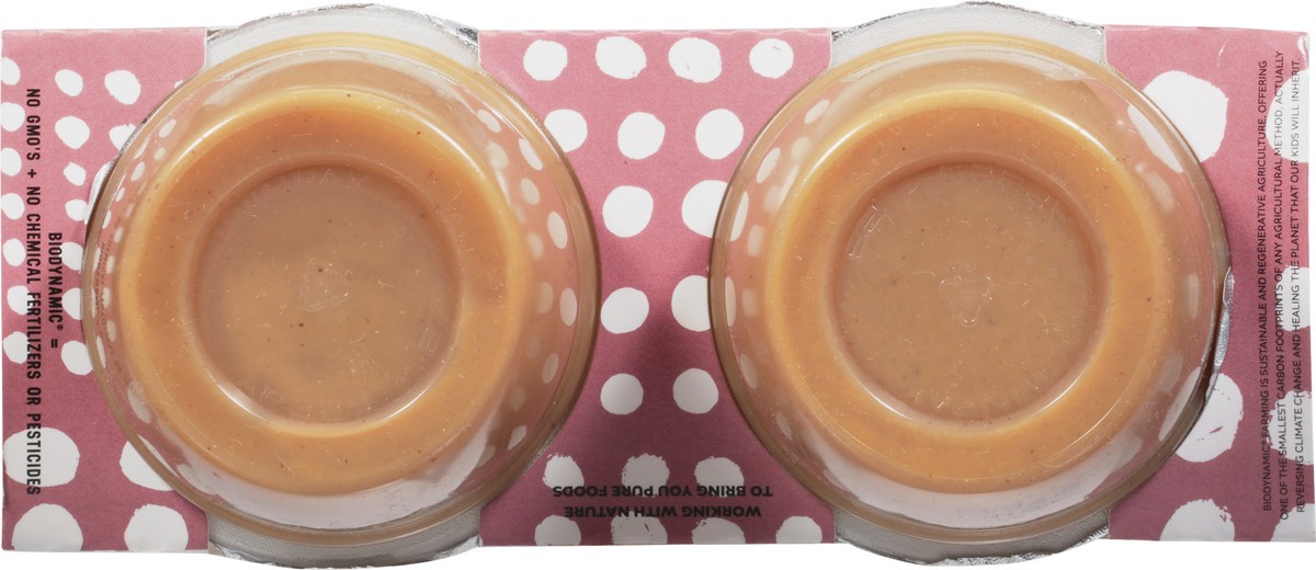 slide 4 of 9, White Leaf Provisions Biodynamic Apple Sauce + Cinnamon 4 - 4 oz Cups, 4 ct