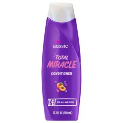 Aussie Total Miracle 7 Benefits Hair Conditioner for Damaged Hair, for All Hair Types, Paraben-Free, 12.1 fl oz, 360 ml