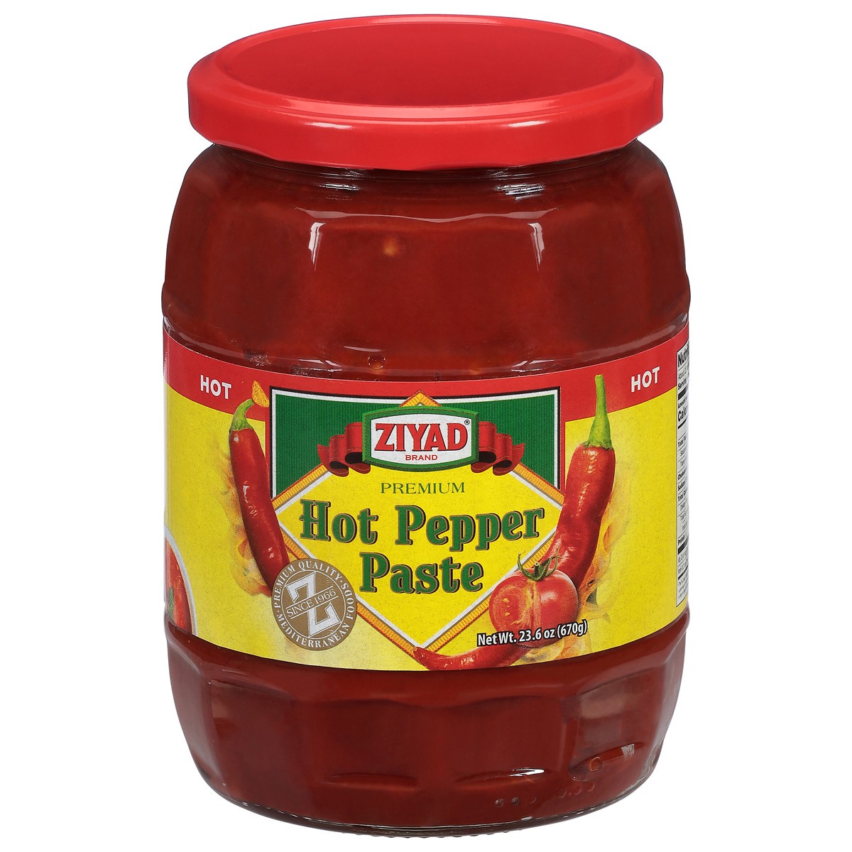 slide 12 of 13, Ziyad Premium Hot Pepper Paste 23.6 oz, 23.6 oz