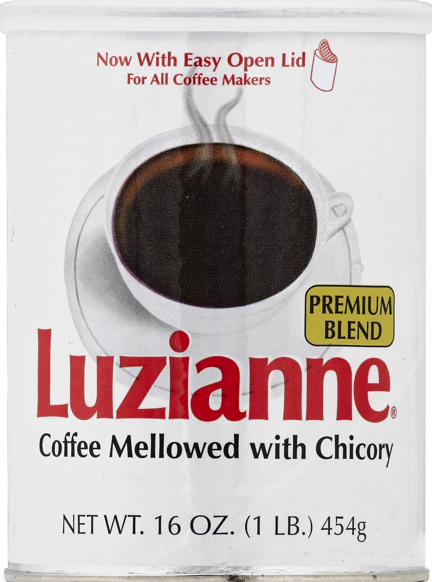 slide 2 of 3, Luzianne Premium Blend Coffee Mellowed With Chicory Ground - 16 oz, 16 oz