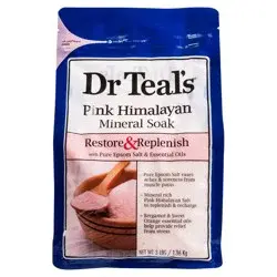 Dr. Teal's Restore & Replenish Pure Epsom Salt & Essential Oils Pink Himalayan Mineral Soak