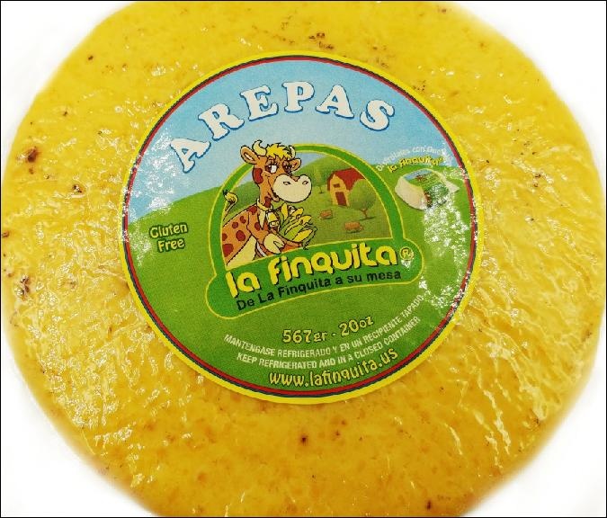 slide 1 of 1, La Finquita L/Finq Ylw Arepa, 20 oz