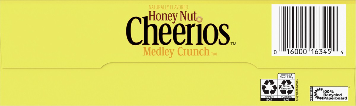 slide 4 of 9, Medley Crunch Honey Nut Cheerios, Heart Healthy Cereal, 16.7 OZ Box, 16.7 oz