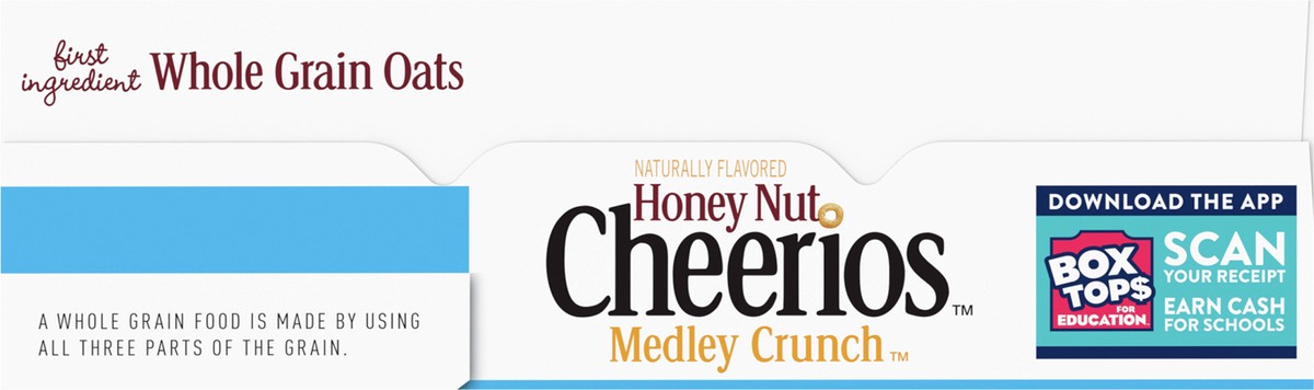 slide 9 of 9, Medley Crunch Honey Nut Cheerios, Heart Healthy Cereal, 16.7 OZ Box, 16.7 oz