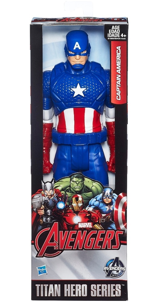 slide 1 of 1, Hasbro Marvel Infinity War Titan Hero Series Captain America With Titan Hero Power Fx Port, 12 in