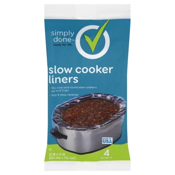 Simply Done Slow Cooker Liners 4 ct Shipt