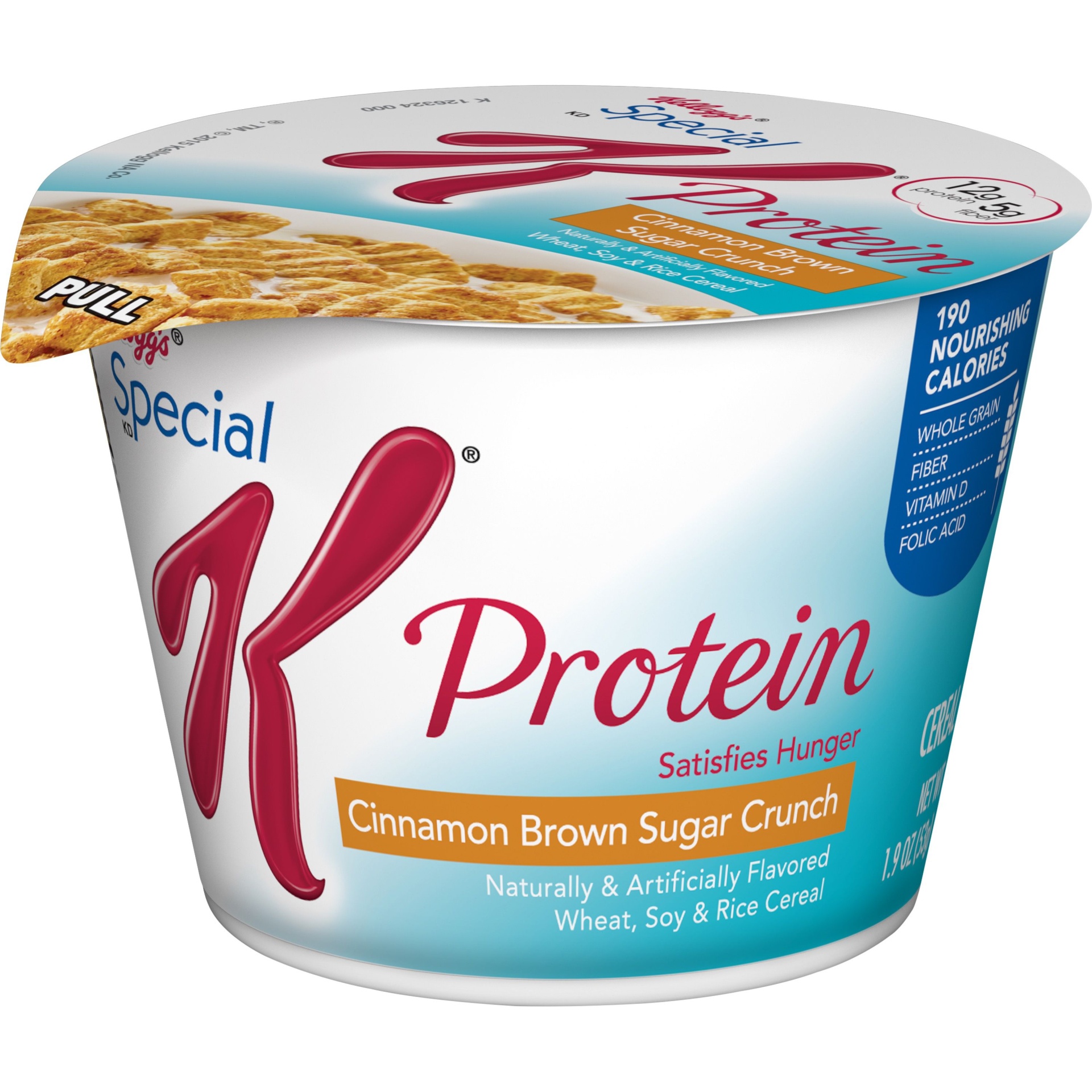 slide 1 of 4, Special K Protein Cinnamon Brown Sugar Crunch Cereal, 1.9 oz