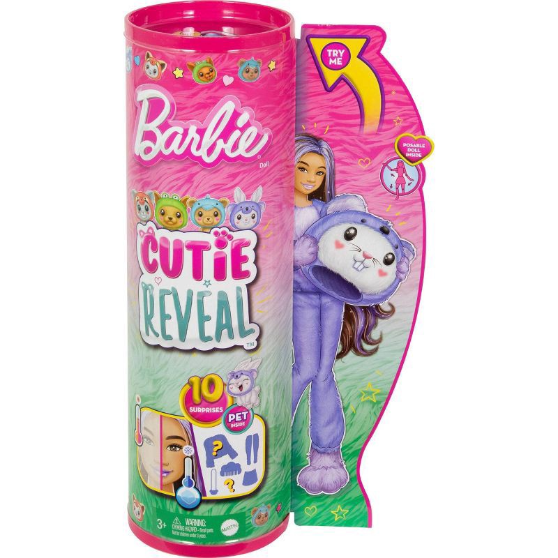 slide 5 of 5, Barbie Cutie Reveal Bunny as a Koala Costume-Themed Doll & Accessories with 10 Surprises, 1 ct