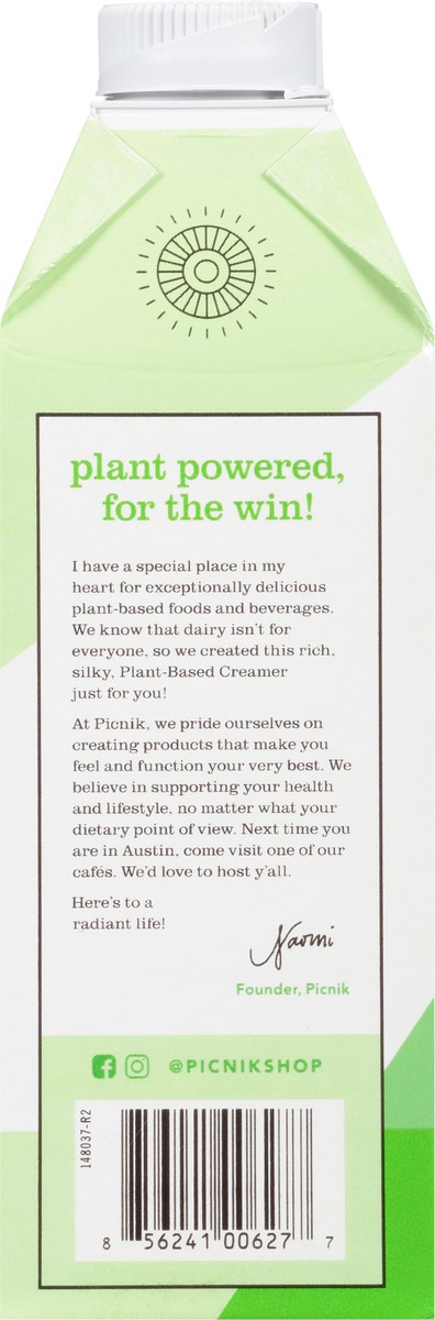 slide 4 of 14, Picnik Plant-Based Creamer 25.36 fl oz, 25.36 oz