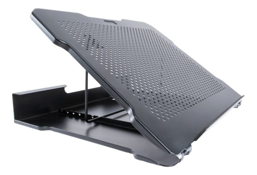 slide 7 of 10, Allsop Adjustable Metal Laptop Stand, 2-1/2''H X 13-7/16''W X 11-1/2''D, Black, 1 ct