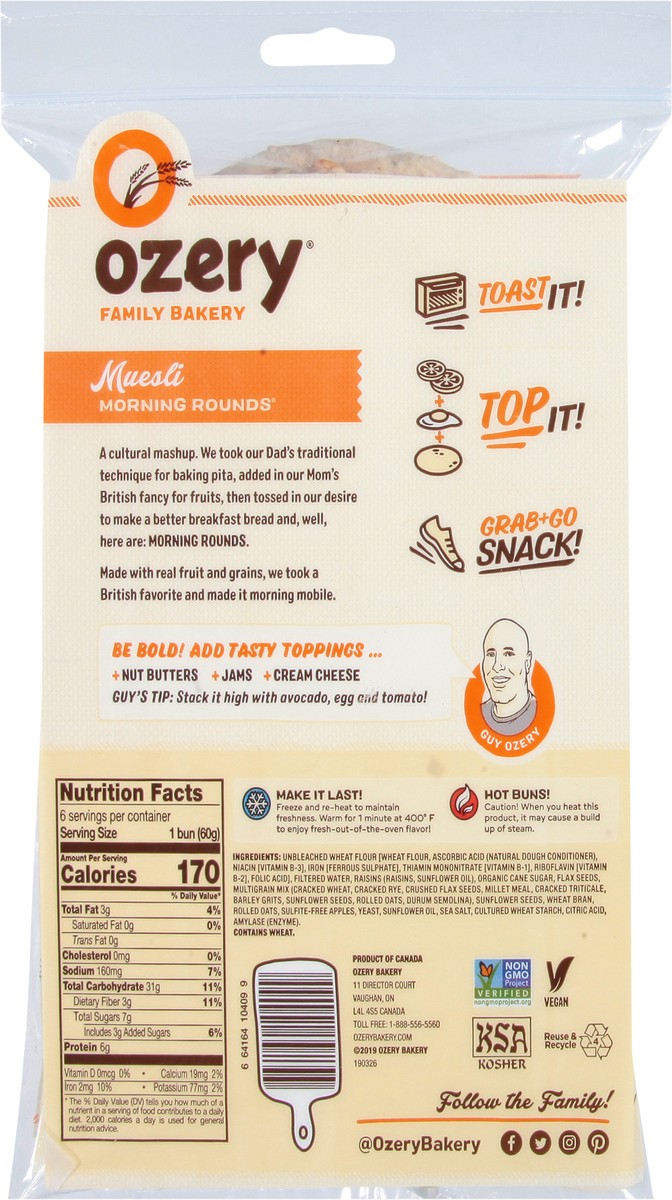 slide 5 of 9, Ozery Bakery Ozery Morning Rounds Muesli, 12.7 oz