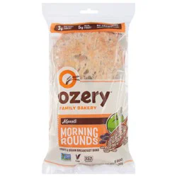 Ozery Bakery Bakery Morning Rounds Fruit & Grain Muesli Breakfast Buns, 6 ea