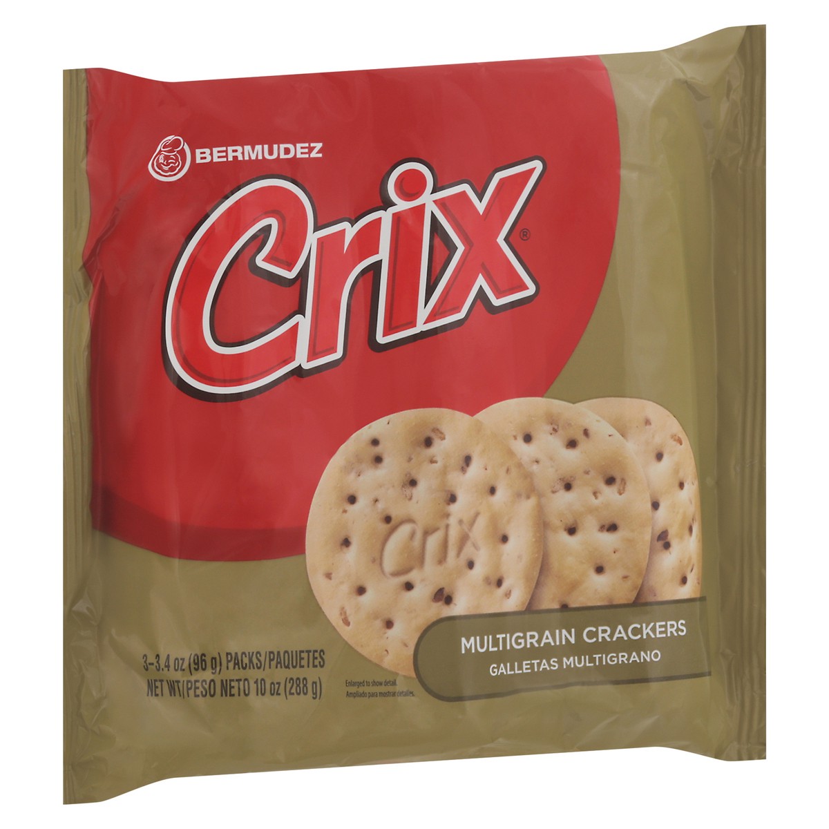slide 3 of 12, Bermudez Crix Multigrain Crackers 3 - 3.4 oz Packs, 3 ct