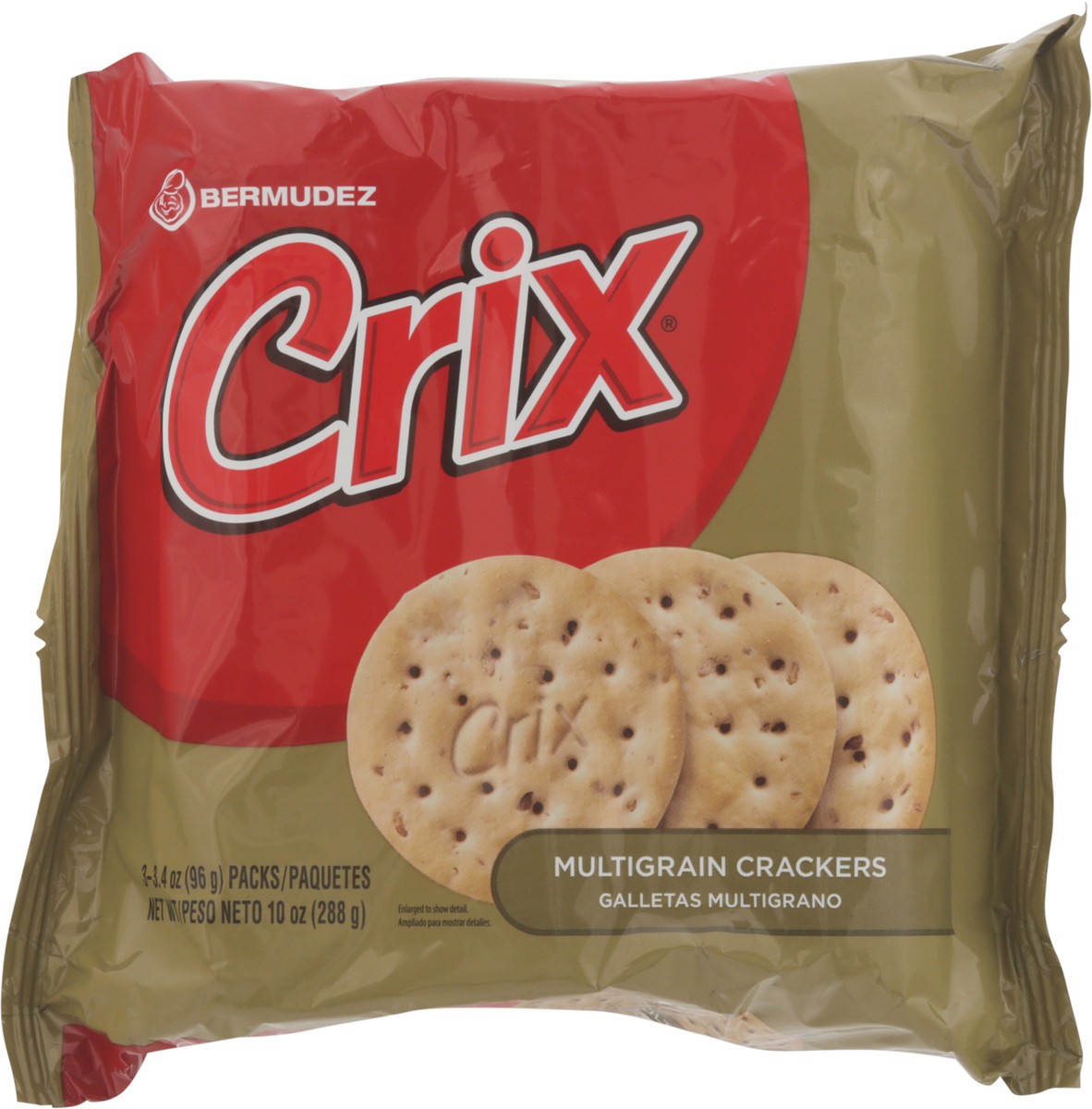 slide 4 of 12, Bermudez Crix Multigrain Crackers 3 - 3.4 oz Packs, 3 ct