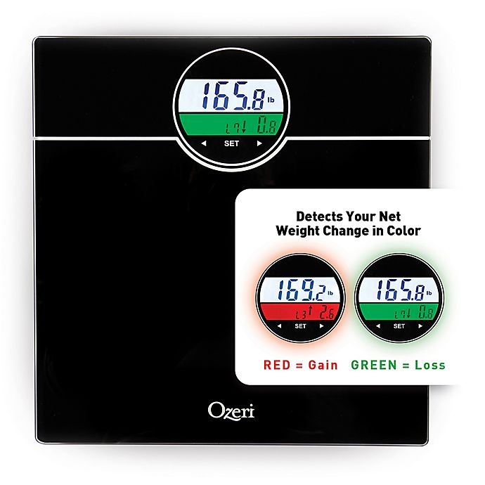 slide 1 of 9, Ozeri WeightMaster Digital Bath Scale - Black, 400 lb