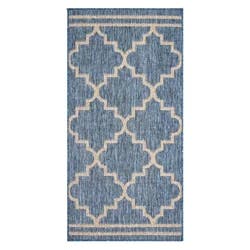 Room & Retreat Tropea Casbah Outdoor Runner, 30x60 In, Navy