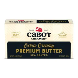 Cabot Creamery Extra Creamy Sea Salted Butter Sticks 8 oz
