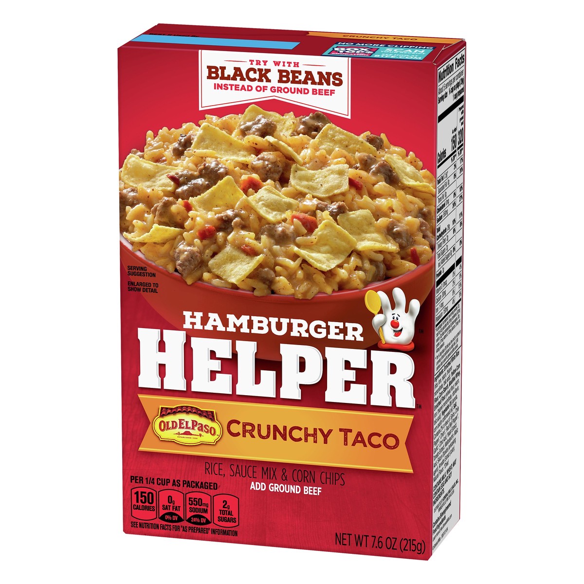 slide 2 of 9, Hamburger Helper Crunchy Taco 7.6 oz, 7.6 oz