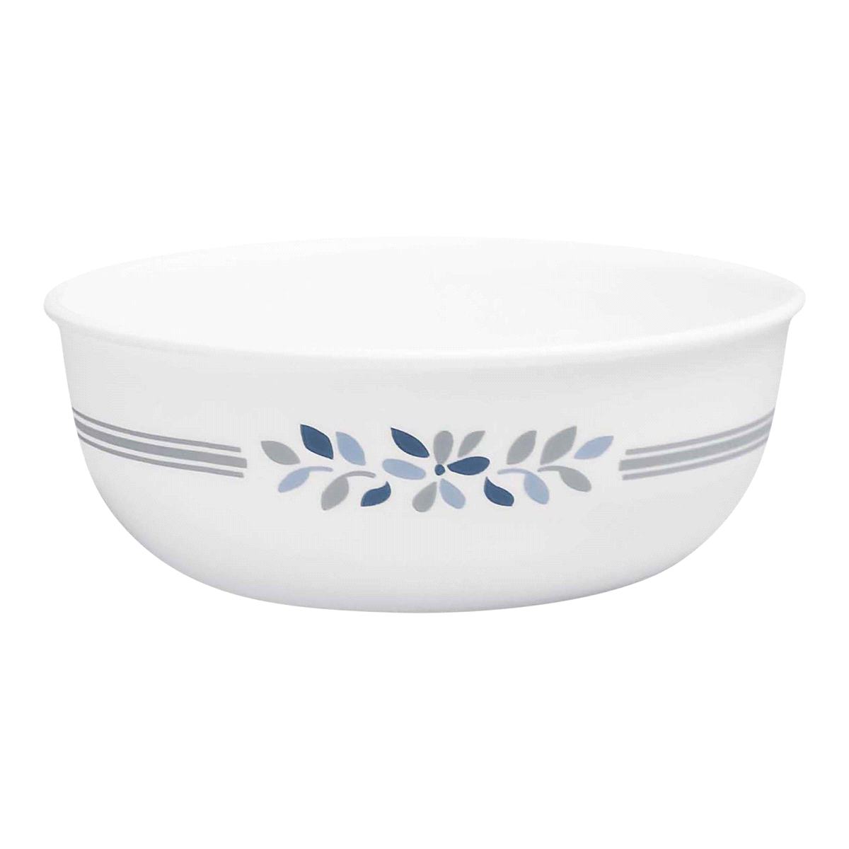 slide 1 of 1, Corelle Signature Prairie Garden Gray Bowl - White/Gray/Blue, 16 oz