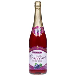 Kedem Non Alcoholic Concord Sparkling Grape 100% Juice - 750 ml