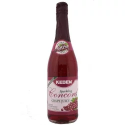 Kedem Red Sparkling Concord Grape Juice