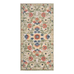 Room & Retreat Viola Inez Outdoor Runner, 30x60 In, Cream