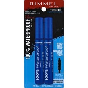 slide 1 of 1, Rimmel Extra Super Lash Value Duo Pack - Waterproof Black, 0.27 oz