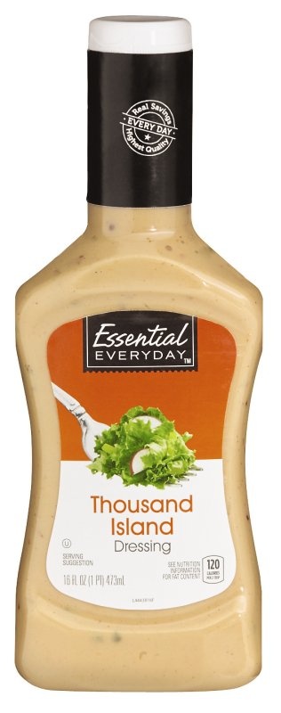 slide 1 of 1, Essential Everyday Thousand Island Salad Dressing, 16 fl oz