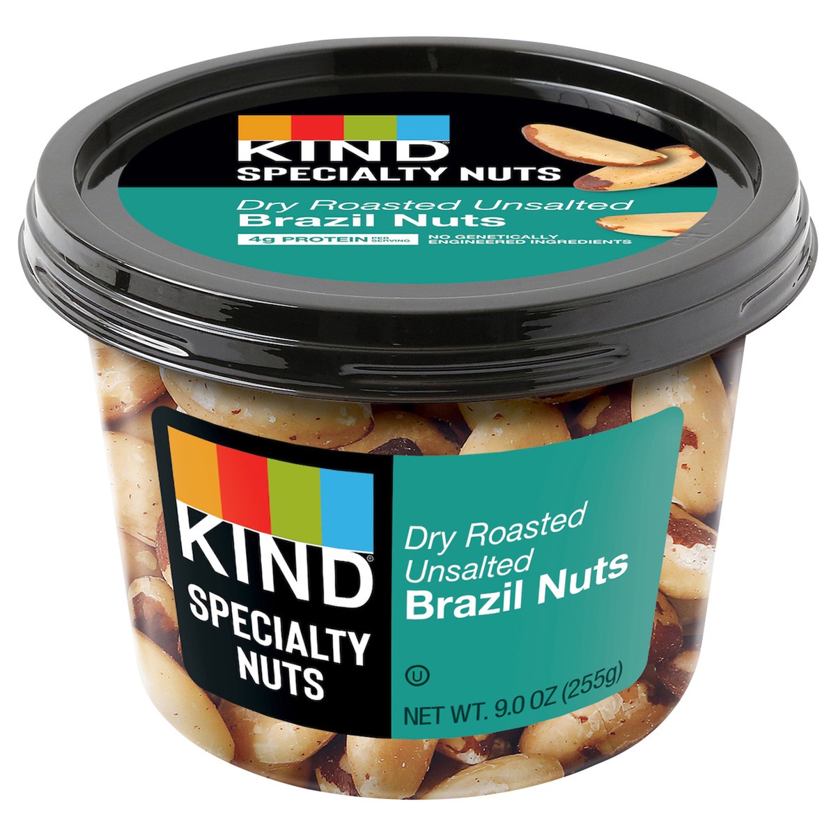 slide 1 of 4, KIND Dry Roasted Unsalted Brazil Nuts, 9.0 OZ, 9 oz