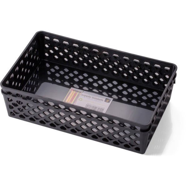 slide 2 of 7, Officemate Acheiva Supply Basket - 2 Pack - Black, 2 ct