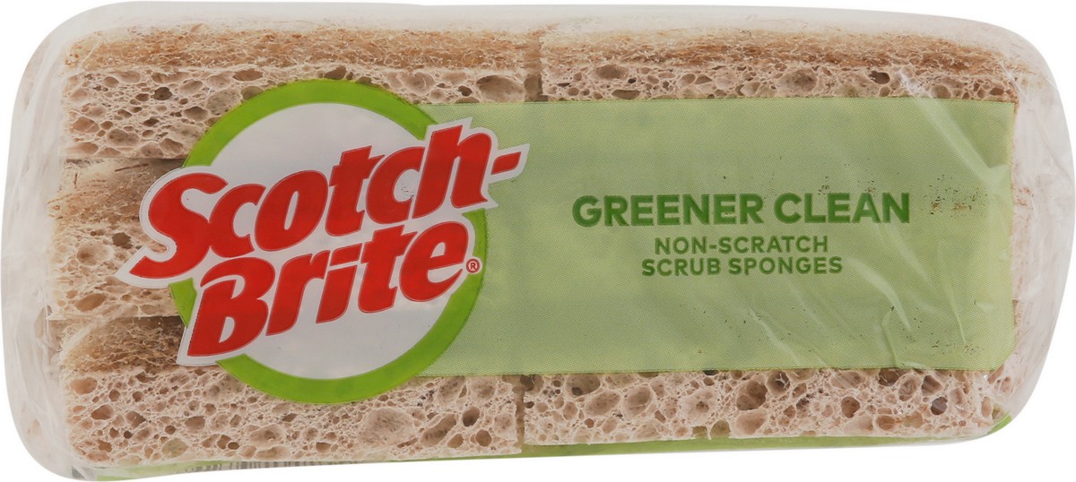 slide 4 of 9, Scotch-Brite 6 Pack Greener Clean Scrub Sponges 6 6 ea, 6 ct