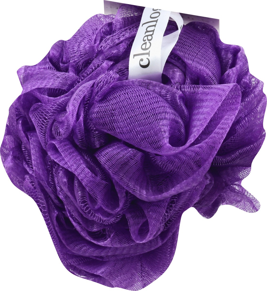 slide 7 of 9, cleanlogic Silky Mesh Bath Sponge 1 ea, 1 ct