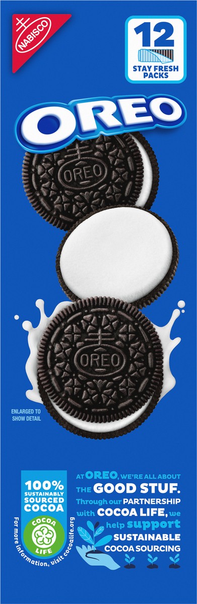 slide 4 of 9, OREO Chocolate Sandwich Cookies, 62.76 oz (12 Sleeves), 12 ct