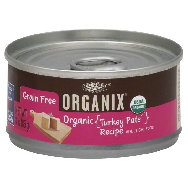 slide 1 of 1, Castor & Pollux Organic Adult Cat Food - Grain Free Turkey Pate Recipe, 3 oz