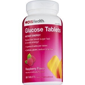 slide 1 of 1, CVS Health Glucose Tablets, Raspberry, 50 Ct, 1 ct